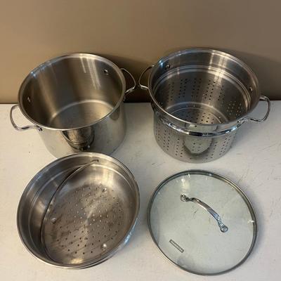 Assorted Heavy Stainless Steel Pot Lot