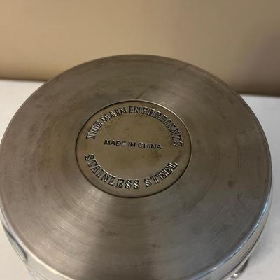 Assorted Heavy Stainless Steel Pot Lot