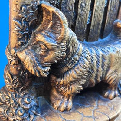 SCOTTY DOG VINTAGE BOOK ENDS PAIR