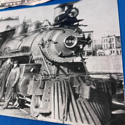 EARLY S.L.C. RAILROAD PHOTO 