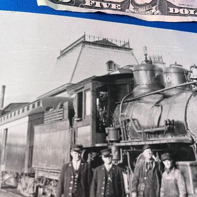 EARLY S.L.C. RAILROAD PHOTO 