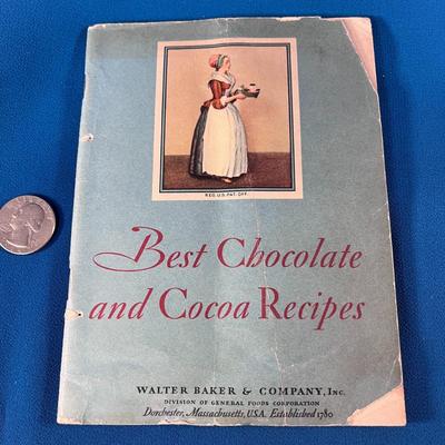 VINTAGE 1931 CHOCOLATE RECIPES BOOK 
