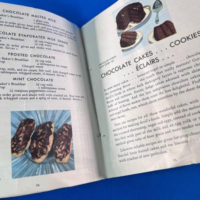 VINTAGE 1931 CHOCOLATE RECIPES BOOK 