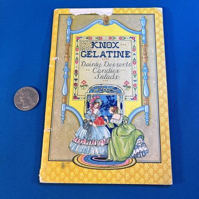 KNOX GELATINE YEAR 1930 RECIPE BOOK