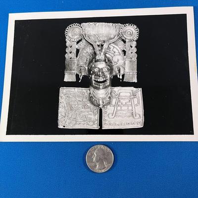GLOSSY PHOTO MAYAN? MASK AND BREASTPLATE 