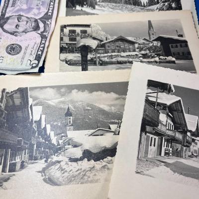 SET OF 10 VINTAGE ALPINE SCENE PHOTOS OF BAVARIA, GERMANY