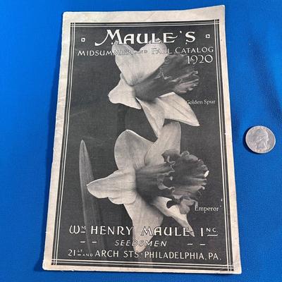 COOL 1920 MAULEâ€™S SEED CATALOG 