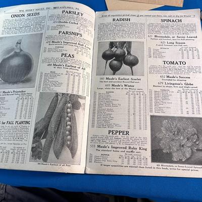 COOL 1920 MAULEâ€™S SEED CATALOG 