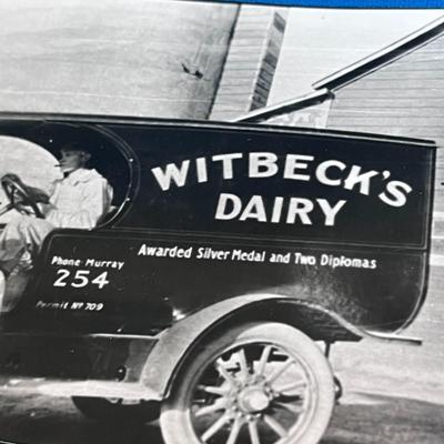 VINTAGE WITBECKS DAIRY DELIVERY TRUCK PHOTO 