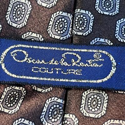 OSCAR DE LA RENTA MENâ€™S NECK TIE HAND SEWN