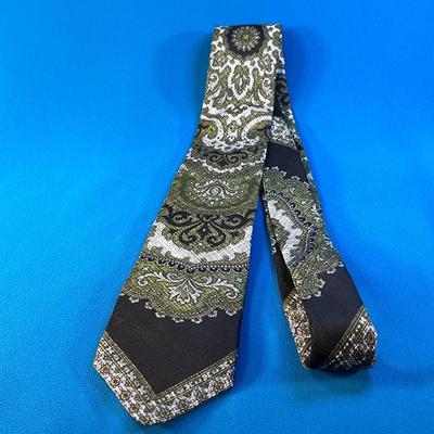 VINTAGE SILK MENâ€™S NECK TIE FABRIC FROM ITALY