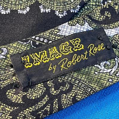 VINTAGE SILK MENâ€™S NECK TIE FABRIC FROM ITALY