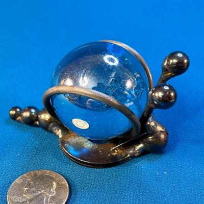 CUTE ARTISAN GIANT MARBLE SNAIL FIGURE
