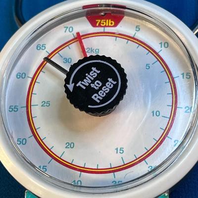 TRAVELON TRIP LOGIC LUGGAGE SCALE w/BUILT IN TAPE MEASURE