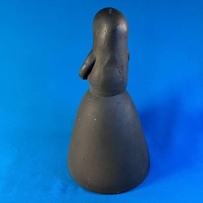 OAXACA MEXICO BLACK CLAY MAIDEN FIGURAL
