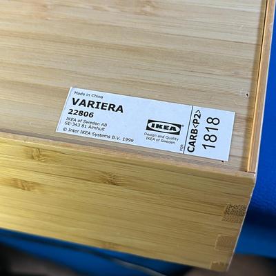 OVERSIZED DIVIDED BAMBOO TRAY