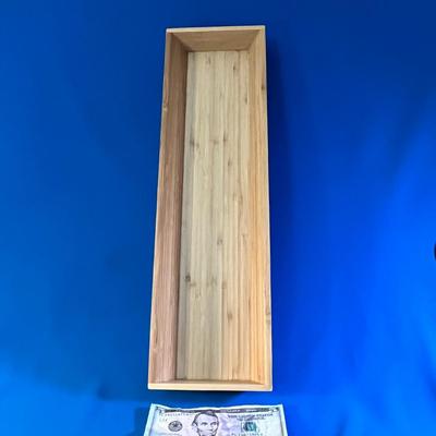ELONGATED BAMBOO TRAY BY IKEA 