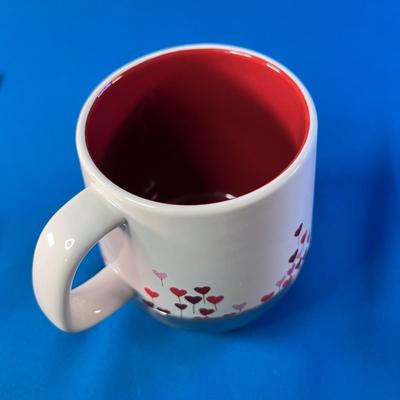 HEARTS ON STRINGS STARBUCKS INSULATED COFFEE MUG 