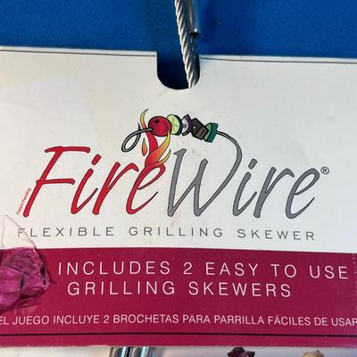 â€œFIRE WIREâ€ FLEXIBLE GRILLING SKEWERS NEW IN PACKAGE OF 2