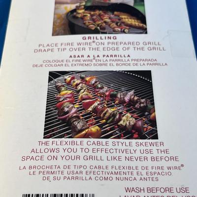 â€œFIRE WIREâ€ FLEXIBLE GRILLING SKEWERS NEW IN PACKAGE OF 2