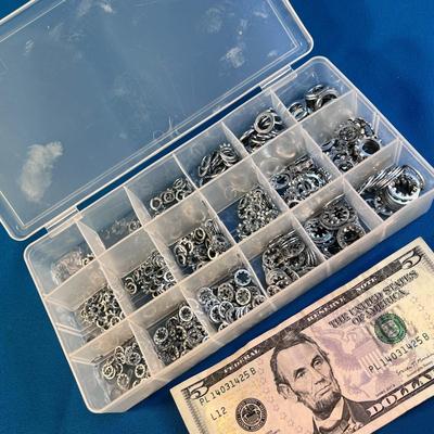 WASHER ASSORTMENT KIT 18 COMPARTMENTS/SIZES
