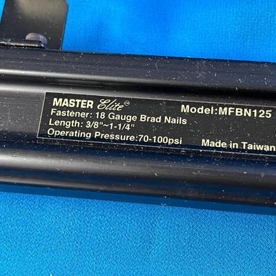 MASTER ELITE PNEUMATIC NAIL GUN FOR 18 GAUGE NAILS