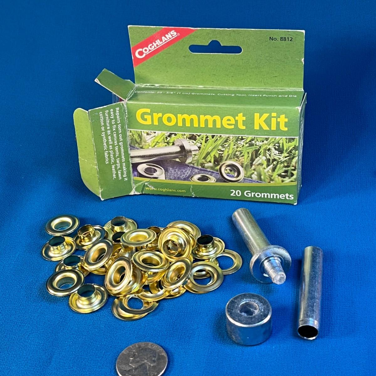 NEW IN PACKAGE GROMMET KIT COMPLETE WITH TOOLS