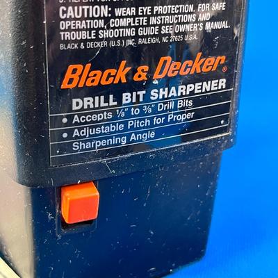 BLACK & DECKER ELECTRIC DRILL BIT SHARPENER