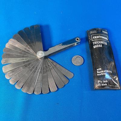 NEW IN PACKAGE SEARS CRAFTSMAN THICKNESS GAUGE 