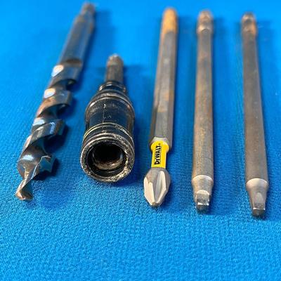 EXTENSION AND SPECIALTY DRILL BITS X 5