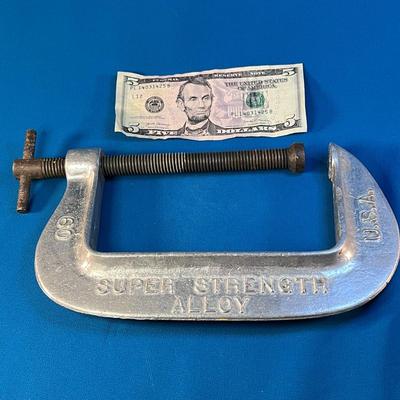 6 INCH â€œCâ€ CLAMP SUPER STRENGTH ALLOY  U.S.A.