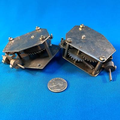 ANTIQUE GEAR DRIVEN TIMER/CLOCK GIZMOâ€™s X 2