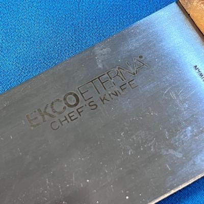 10â€ BLADE EKCO ETERNA CHEFâ€™S BUTCHER KNIFE VERY SHARP!