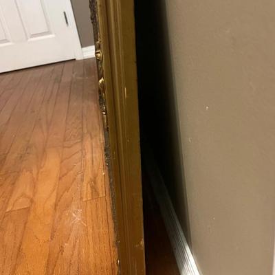 Old Heavy Mirror with Gold Frame