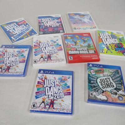 Wii & PS4 Games