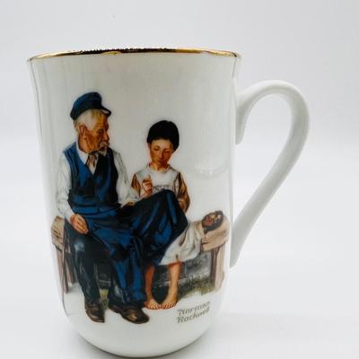 Vintage Norman Rockwell Museum Cups 1982 Collection