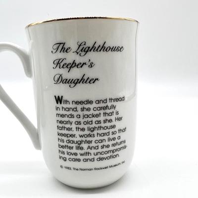 Vintage Norman Rockwell Museum Cups 1982 Collection