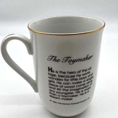 Vintage Norman Rockwell Museum Cups 1982 Collection