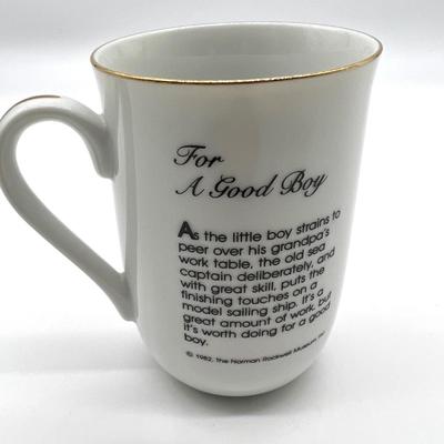 Vintage Norman Rockwell Museum Cups 1982 Collection