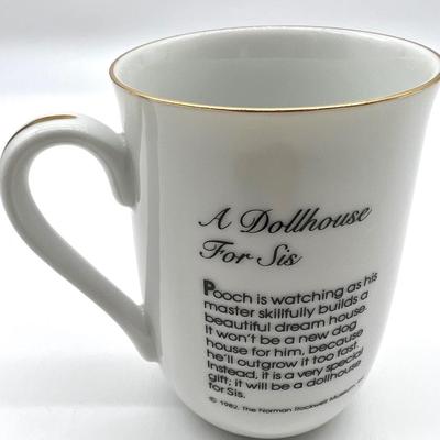 Vintage Norman Rockwell Museum Cups 1982 Collection