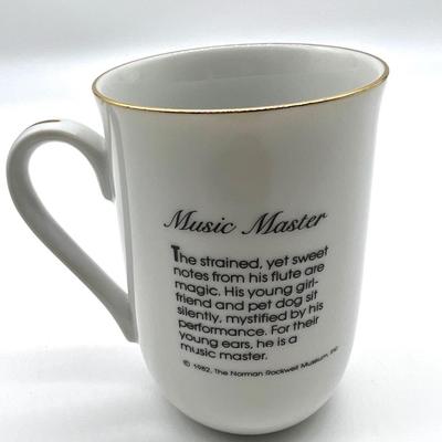 Vintage Norman Rockwell Museum Cups 1982 Collection