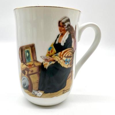 Vintage Norman Rockwell Museum Cups 1982 Collection