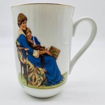 Vintage Norman Rockwell Museum Cups 1982 Collection