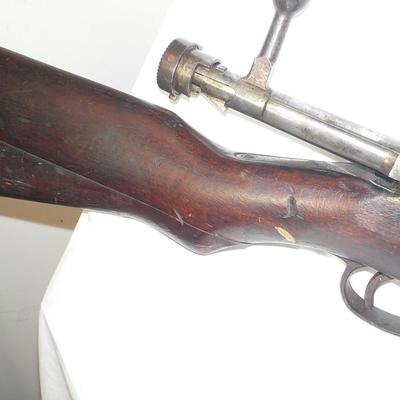 Arasaka type 38 6.5 mm  Carbine and fixed Bayonet.est.$200 to $500.