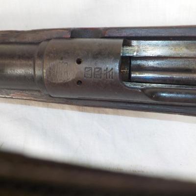 Arasaka type 38 6.5 mm  Carbine and fixed Bayonet.est.$200 to $500.