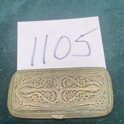 Vintage Filigree Ladyâ€™s Cigarette Case
