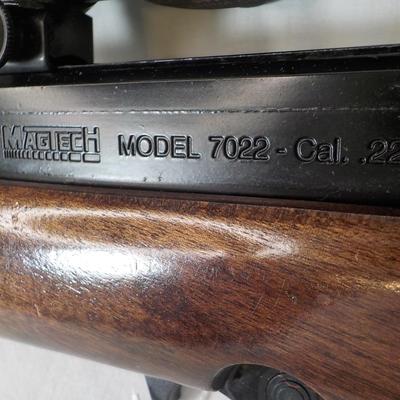 Magtech model 7022/ 22 cal. rifle w/ scope.est. $130 to $250.