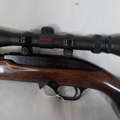 Magtech model 7022/ 22 cal. rifle w/ scope.est. $130 to $250.