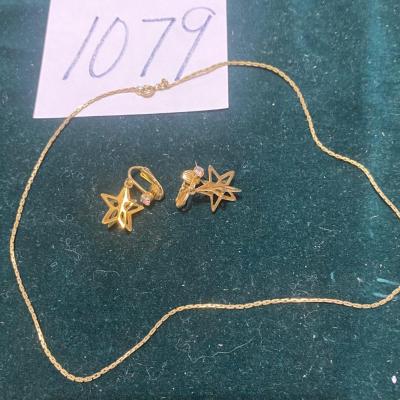 Vintage Necklace w/Clip Earrings