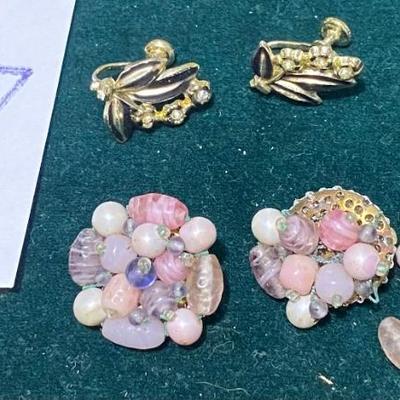 Vintage Clip Earrings